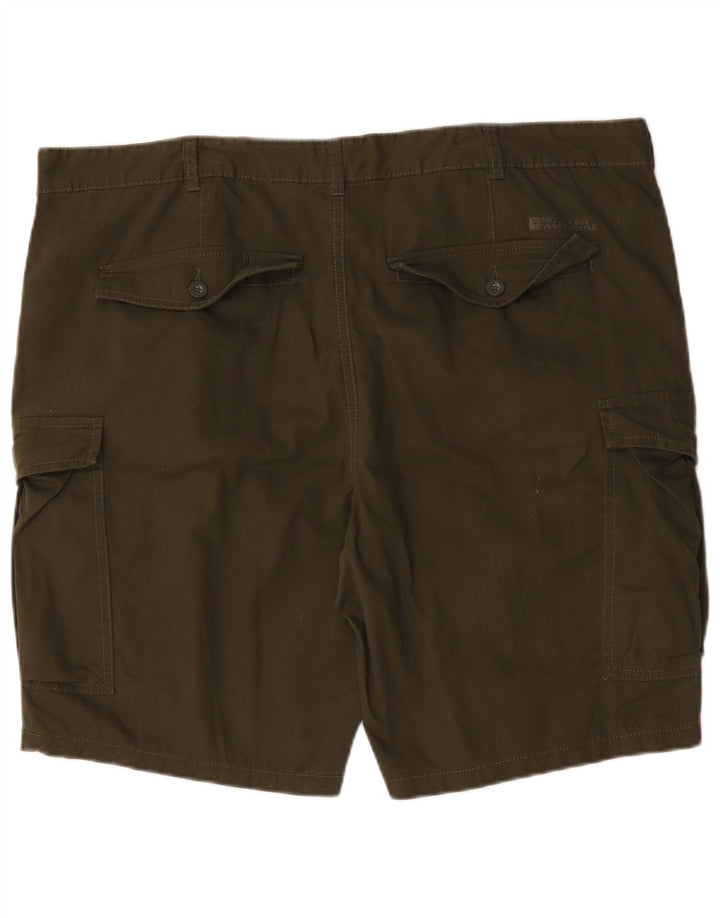 Mountain Warehouse Short cargo pour homme W44 2XL Kaki Coton