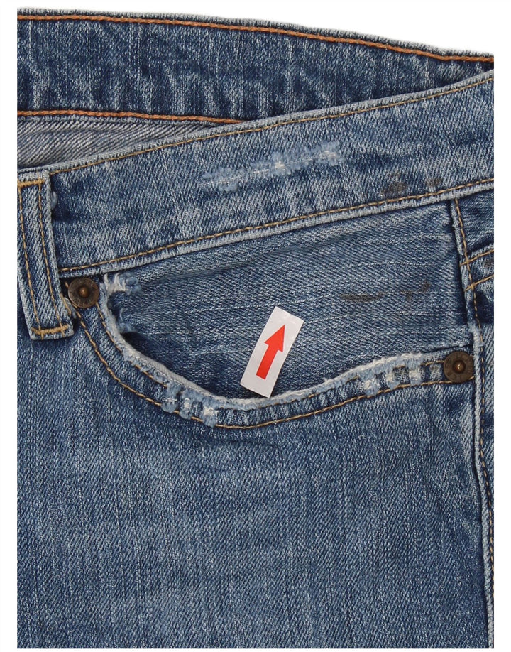 J. CREW Jean droit pour femme US 10 Large W34 L29 Bleu