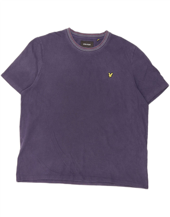 Lyle & Scott T-Shirt Homme Top 2XL Bleu Marine Coton