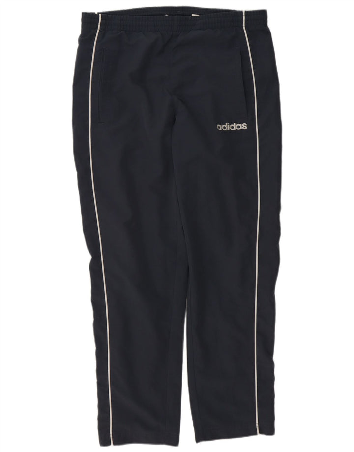 ADIDAS Pantalon de survêtement pour homme UK 36/38 Petit Bleu Marine Polyester