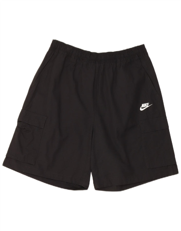 Nike Short cargo pour homme Large W34 Noir Coton