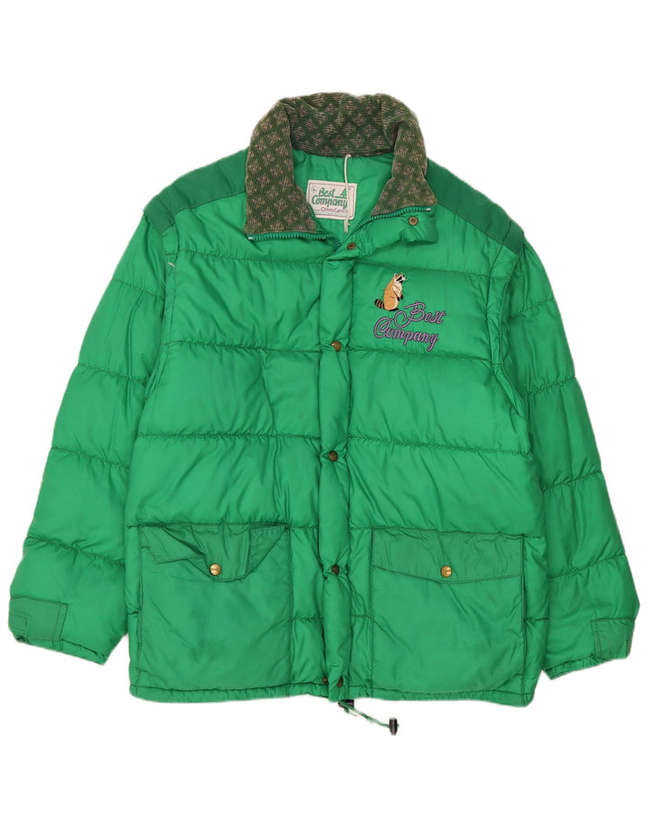 Best Company Veste matelassée pour homme UK 40 Large Vert