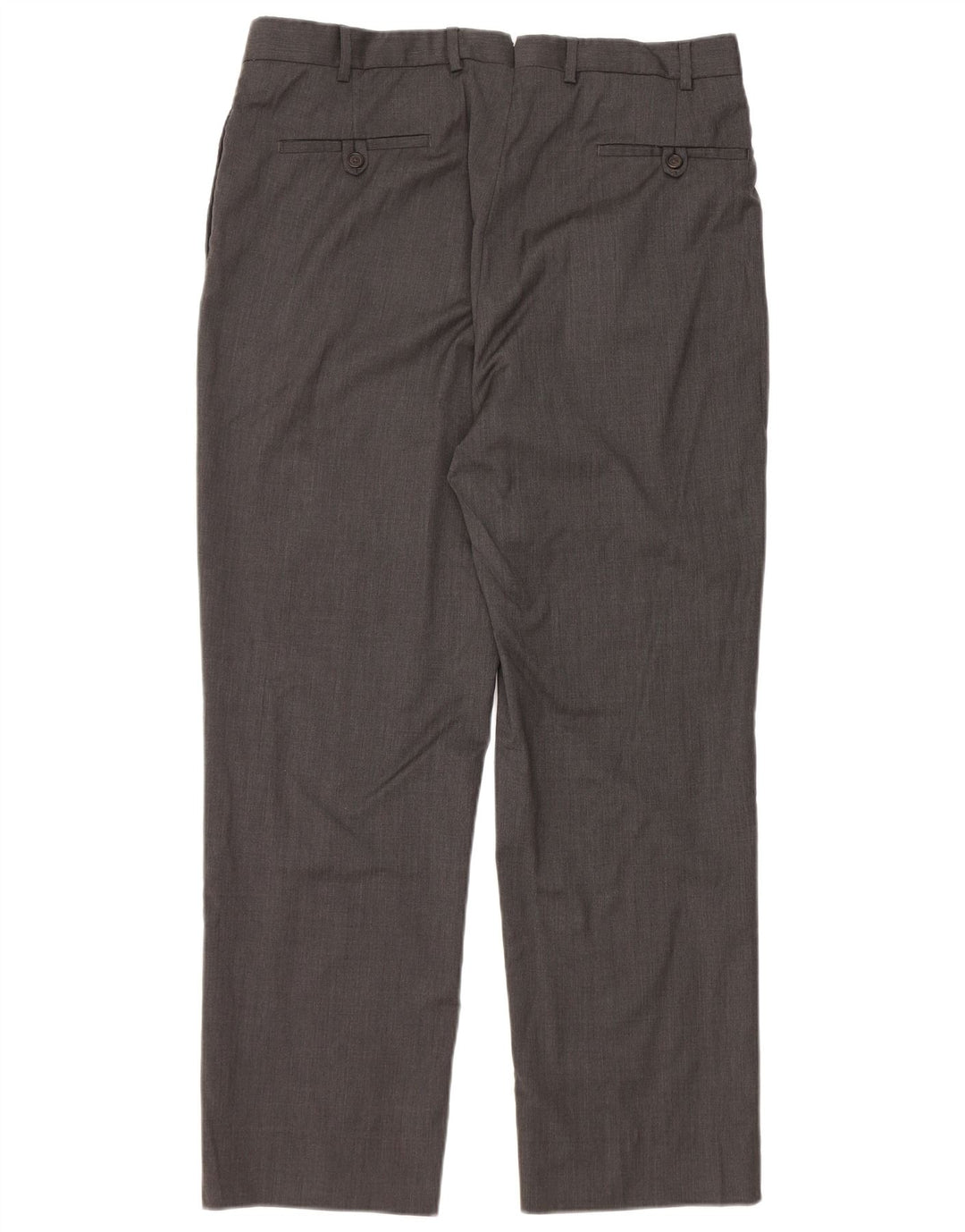 BROOKS BROTHERS Pantalon de Costume Droit Homme W36 L30 Gris Laine
