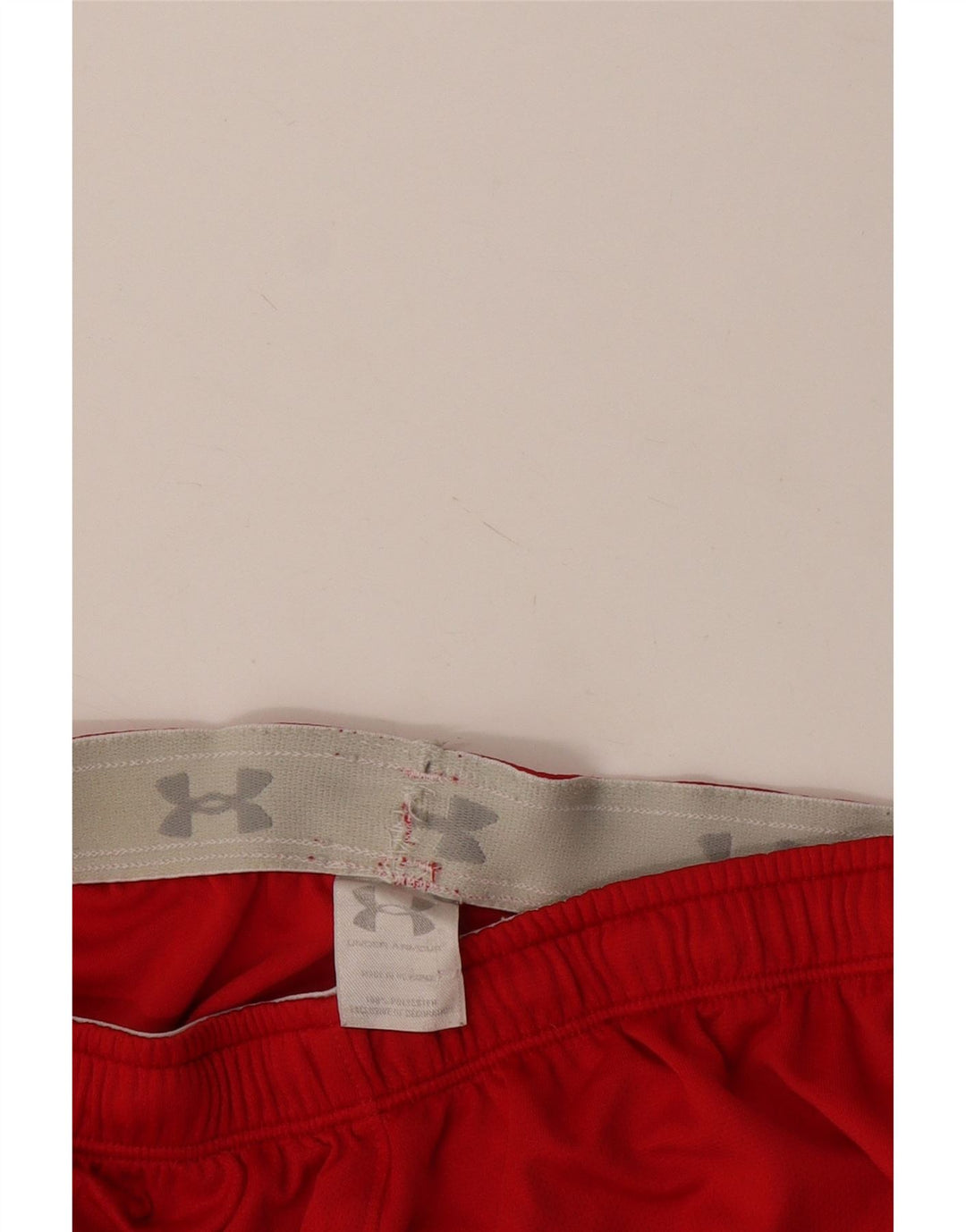 Under Armour Short de Sport Homme Rouge Moyen Colourblock Polyester