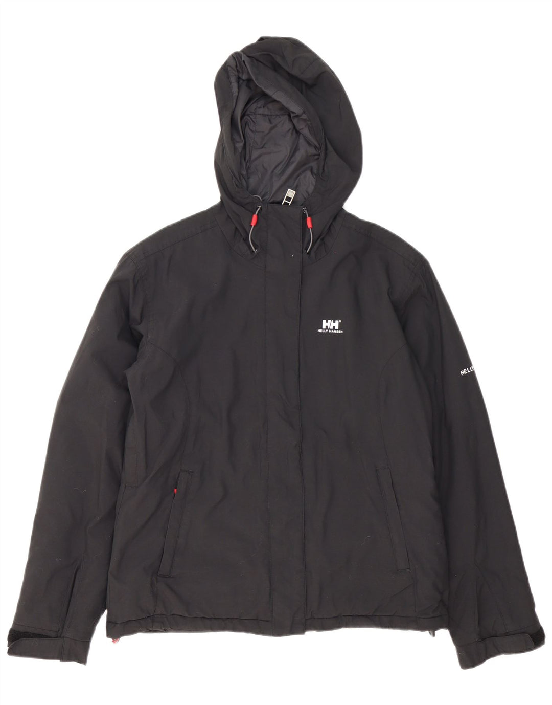 Helly Hansen Veste coupe-vent à capuche pour femme UK 14 Medium Noir