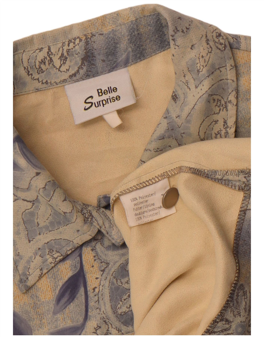 Belle Surprise Gilet Femme UK 14 Grand Bleu Floral Polyester