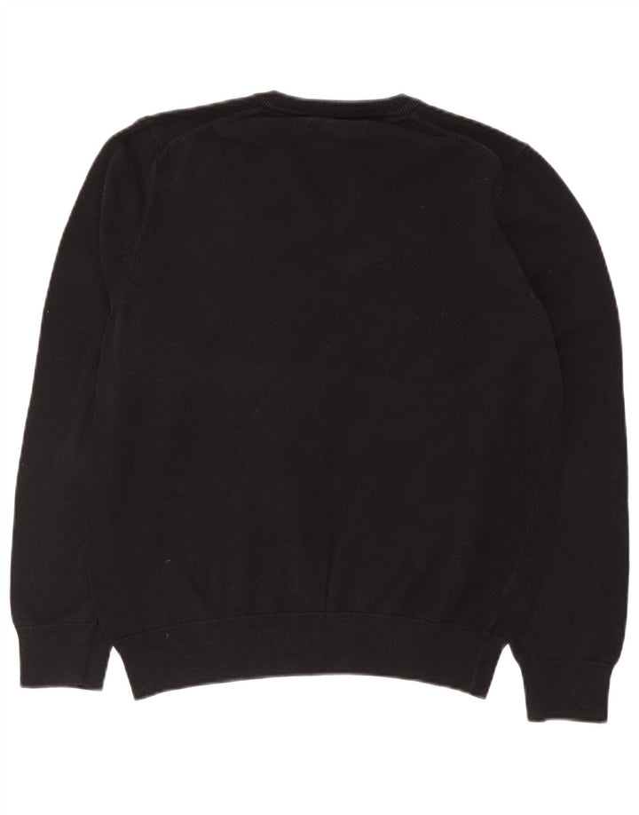 Marks & Spencer Pull col V Homme Noir Moyen Coton