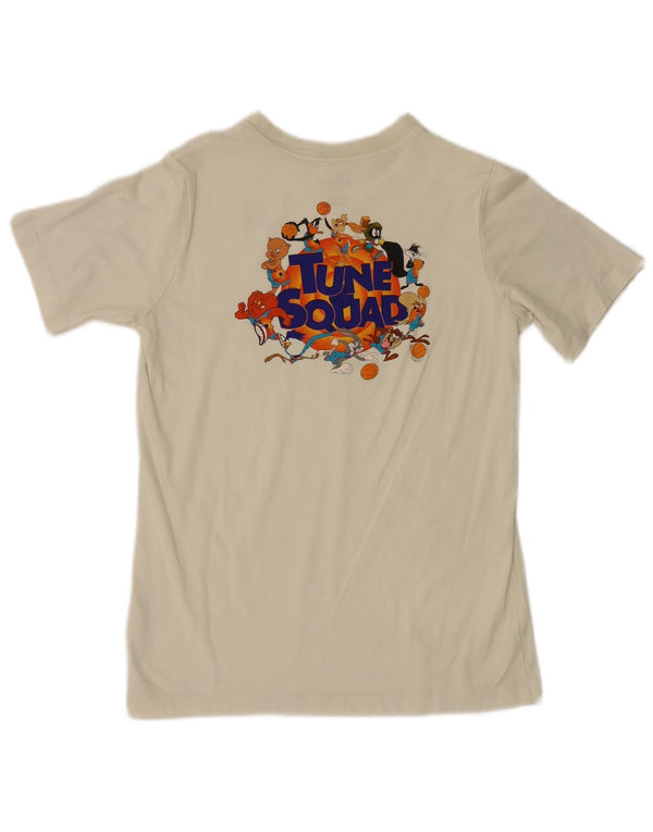 Nike T-shirt graphique Looney Tunes pour garçon 13-14 ans XL Blanc cassé