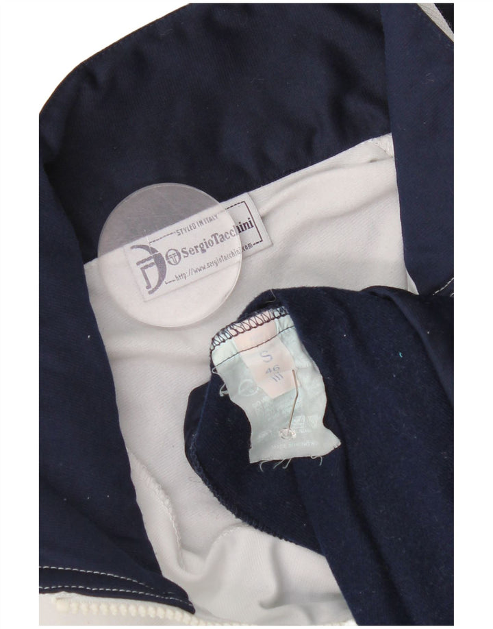 Sergio Tacchini Veste de survêtement pour homme Small Bleu marine Colourblock