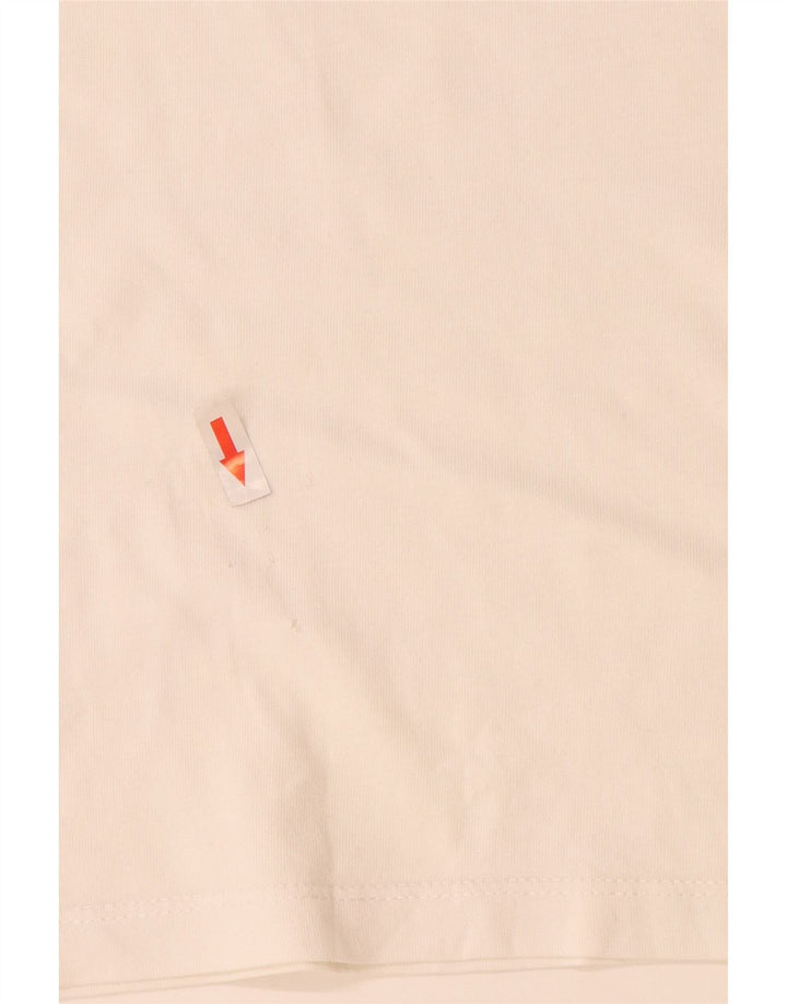 Timberland T-Shirt Graphique Homme Grand Blanc Coton