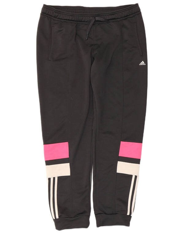 Adidas Climalite Survêtement Pantalon Joggers UK 16/18 Large Noir