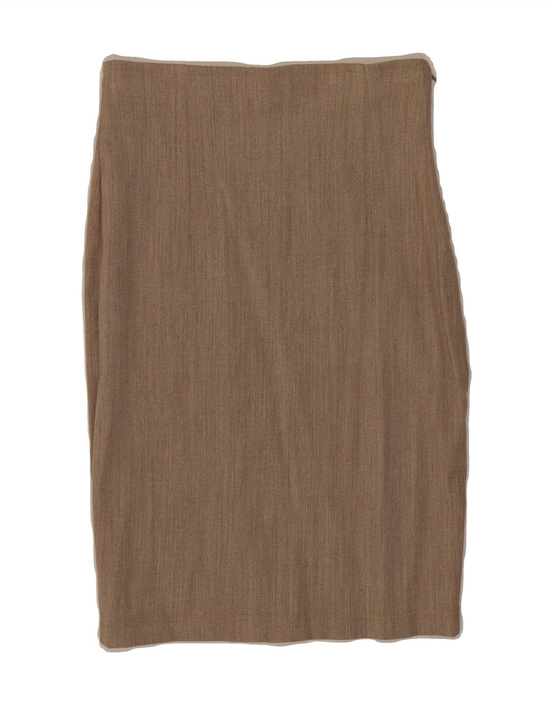 VINTAGE Womens Straight Skirt Small W26  Beige Wool Classic Vintage Vintage and Second-Hand Vintage from Messina Hembry 