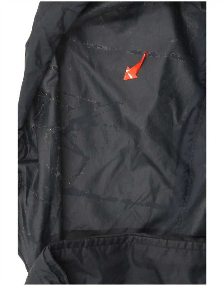 K-WAY Veste de pluie à capuche pour homme UK 38 Bleu marine moyen Polyamide