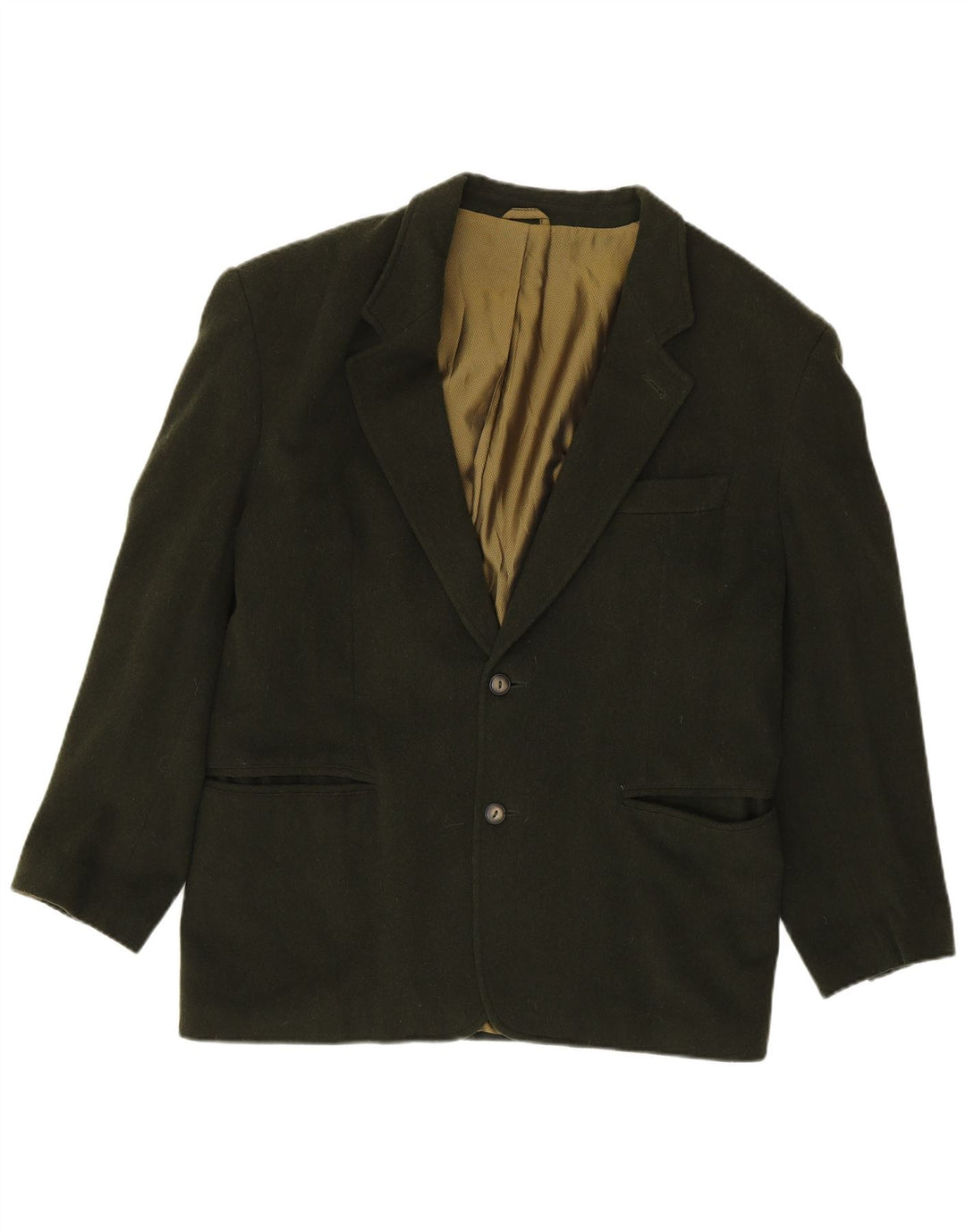 MARLBORO CLASSICS Veste Blazer 2 Boutons Homme EU 50 Grande Laine Verte