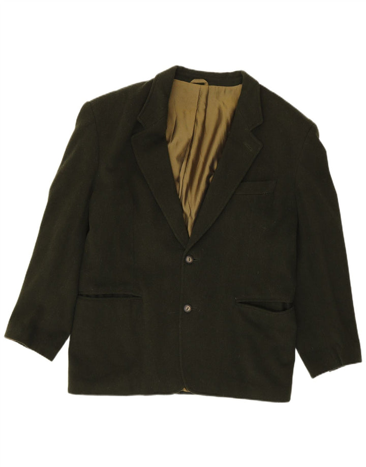 MARLBORO CLASSICS Veste Blazer 2 Boutons Homme EU 50 Grande Laine Verte