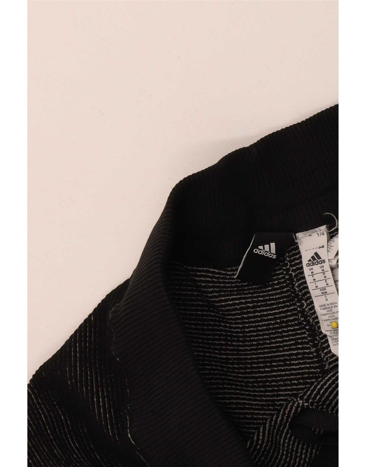 Adidas Pantalon de survêtement pour homme en laine géométrique noir moyen
