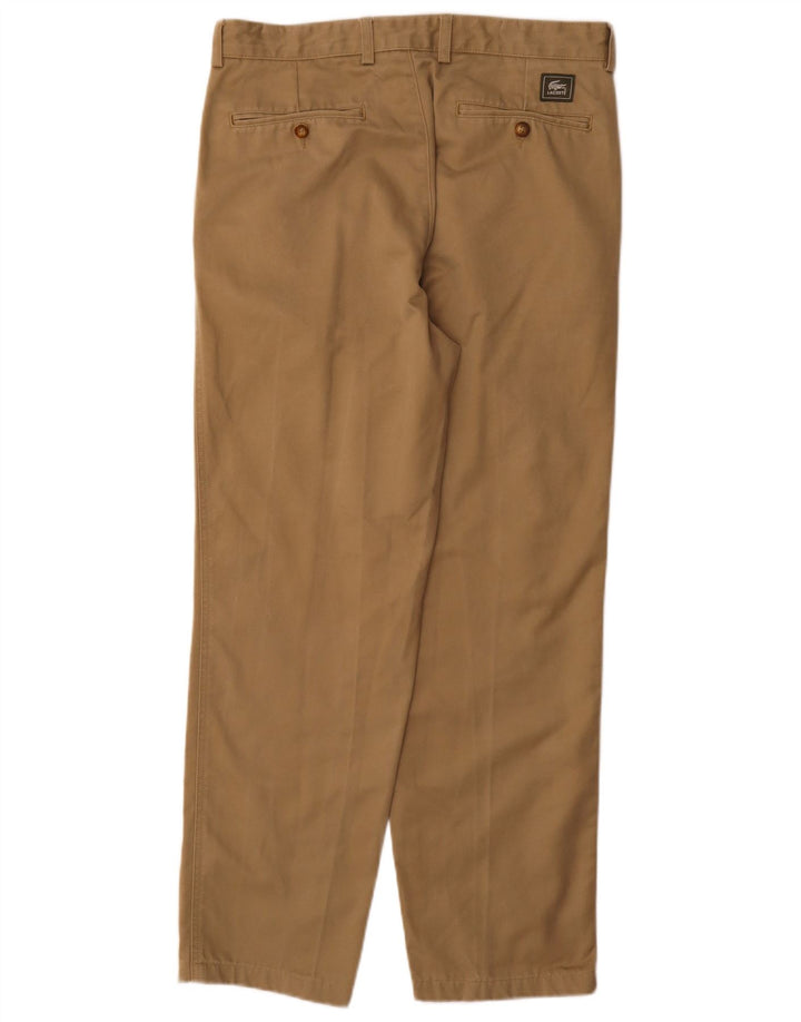 Lacoste Pantalon Chino Droit Homme Taille 40 Moyen W32 L30 Beige