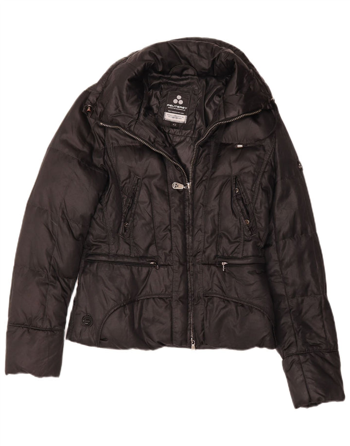PEUTEREY Doudoune Femme IT 42 Coton Noir Moyen