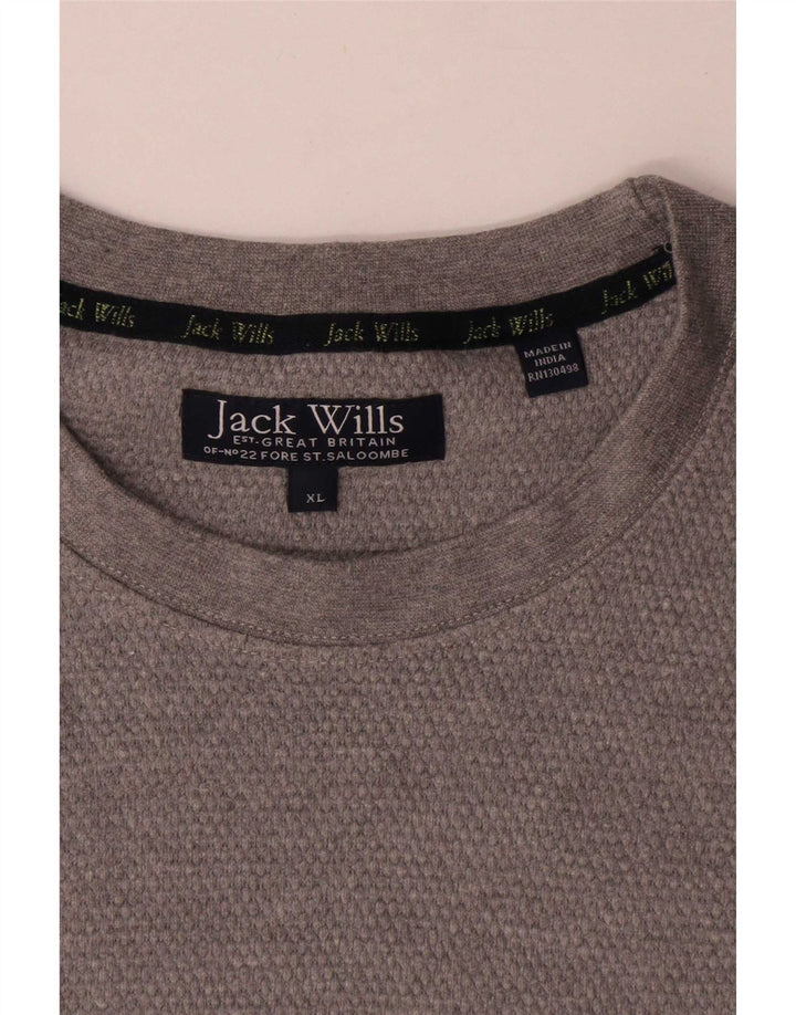 Jack Wills T-Shirt Homme Top XL Gris Coton