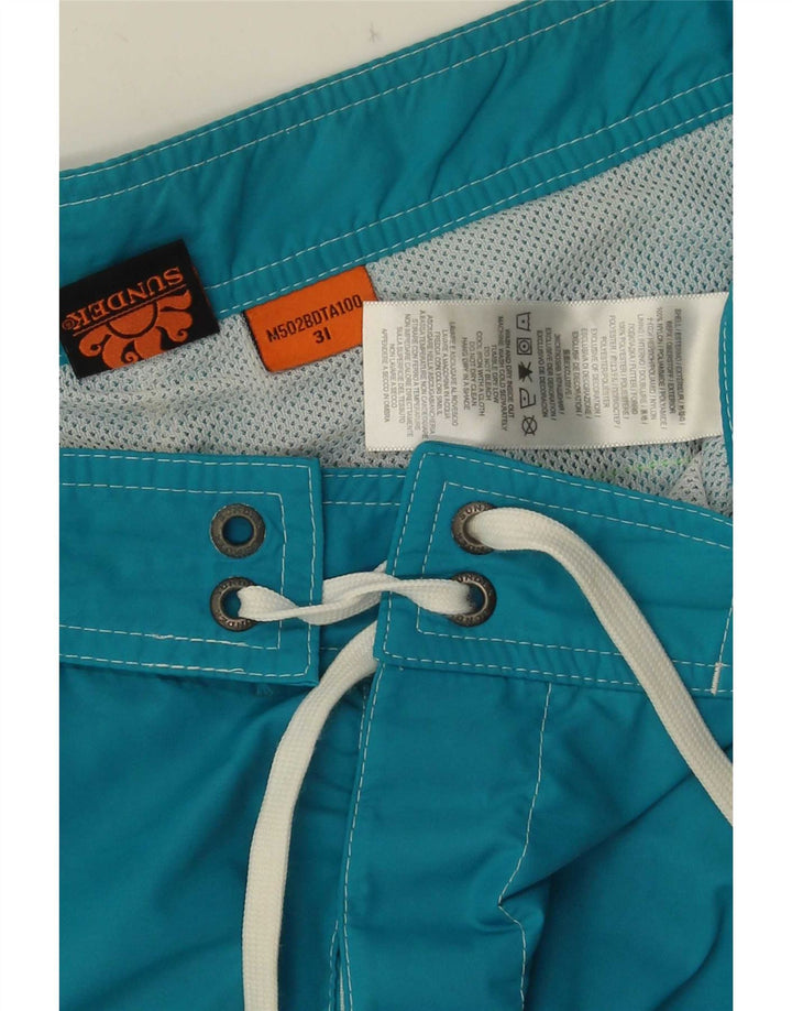 Sundek Short de Bain Homme Nylon Bleu Moyen