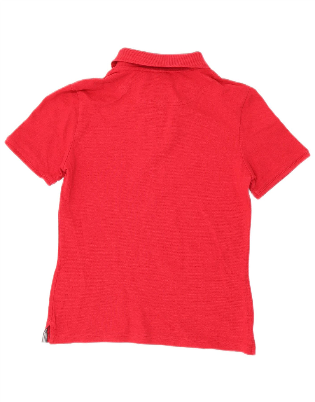 Adidas Polo Femme UK 12 Coton Rouge Moyen