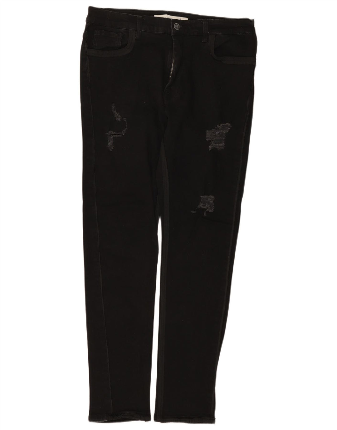 Zara Jean slim vieilli pour homme EU 44 Large W34 L29 Noir