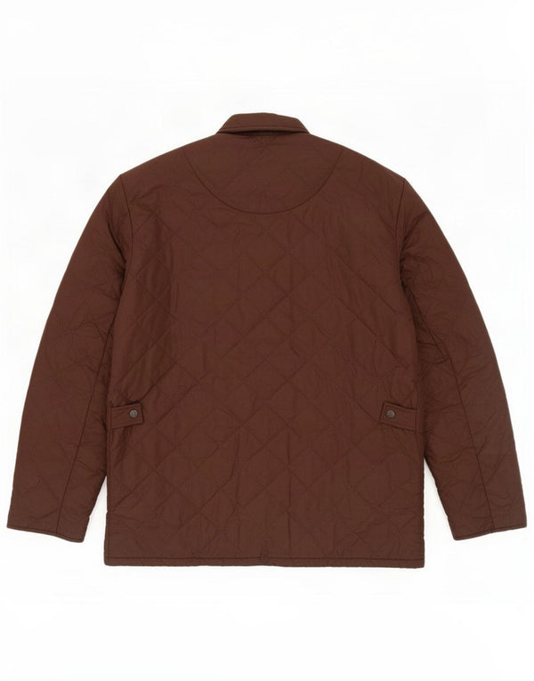 Barbour Veste matelassée pour hommes UK 38 Polyester marron moyen