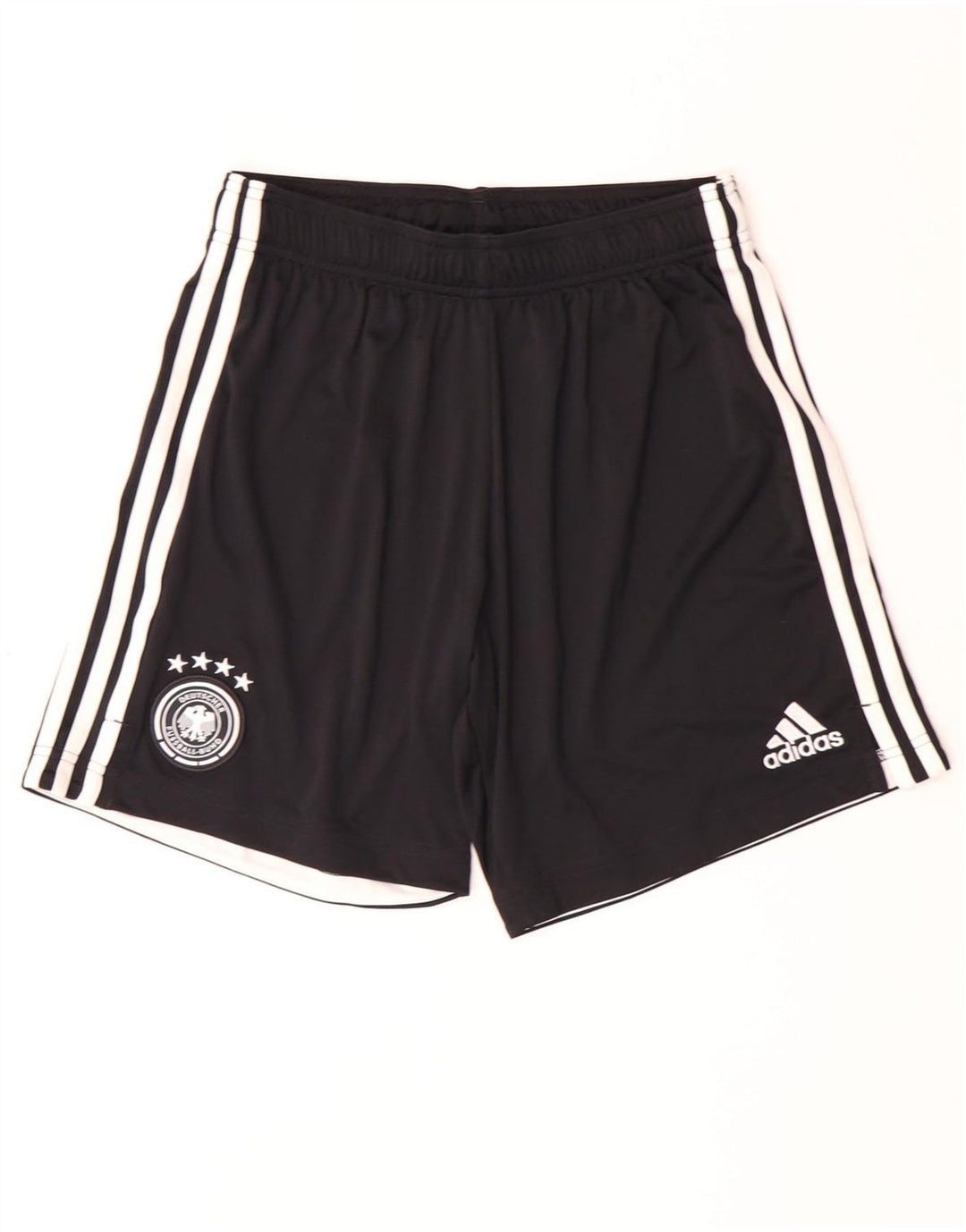 ADIDAS Short de Sport Deutscher Fussball Bund Homme Noir Moyen Polyester