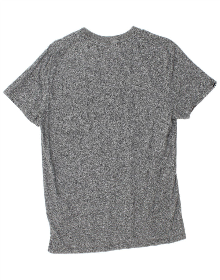 Superdry T-Shirt Homme Gris Moyen Moucheté Coton
