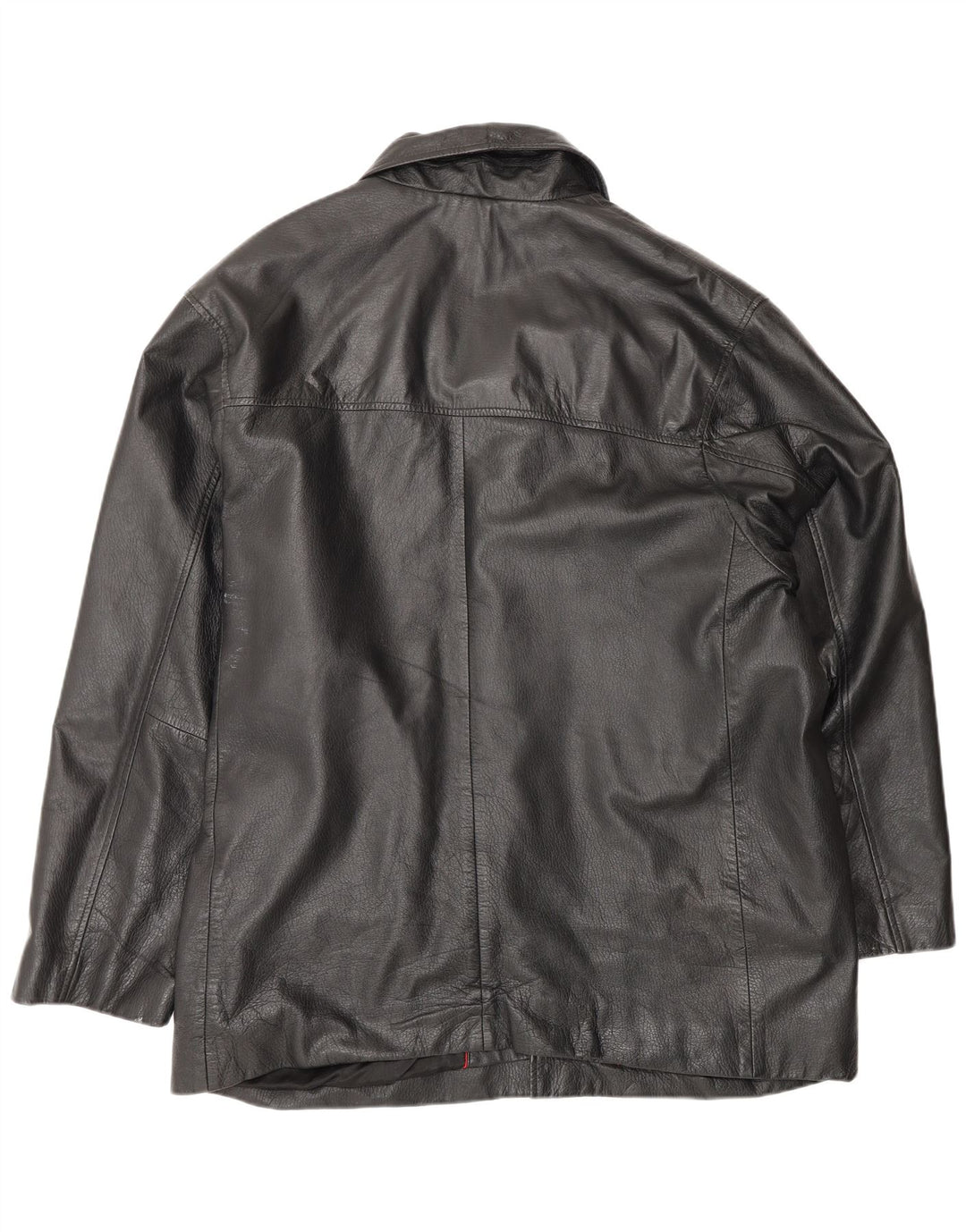 Veste en cuir homme vintage UK 38 Cuir noir moyen