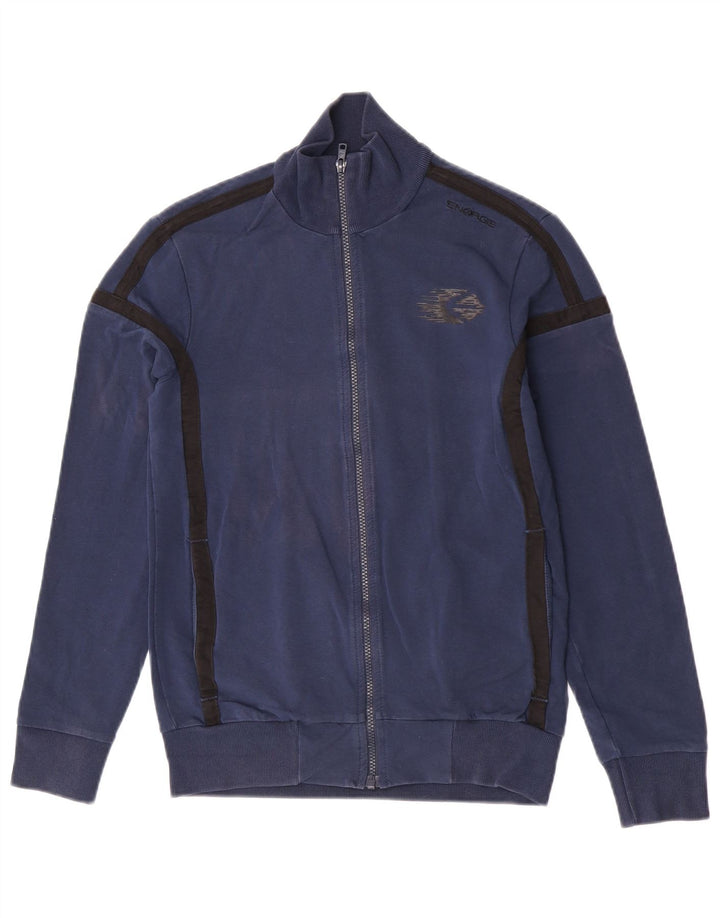 Energie Veste de Survêtement Homme Petit Bleu Marine Colorblock Coton