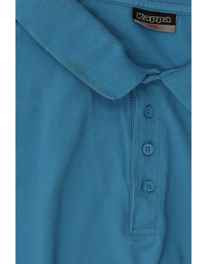 KAPPA Mens Polo Shirt 6XL Blue Cotton Vintage Kappa and Second-Hand Kappa from Messina Hembry 