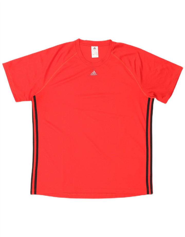 ADIDAS T-Shirt Climalite Homme Rouge XL Polyester