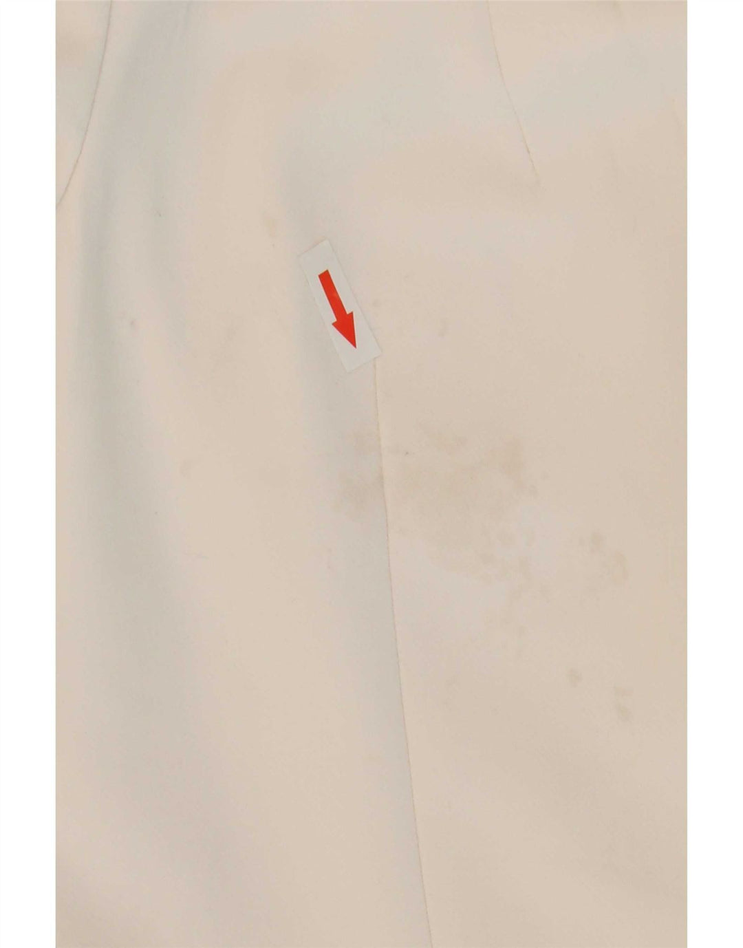 Zara Femme 1 Bouton Blazer Veste UK 10 Petit Blanc Polyester