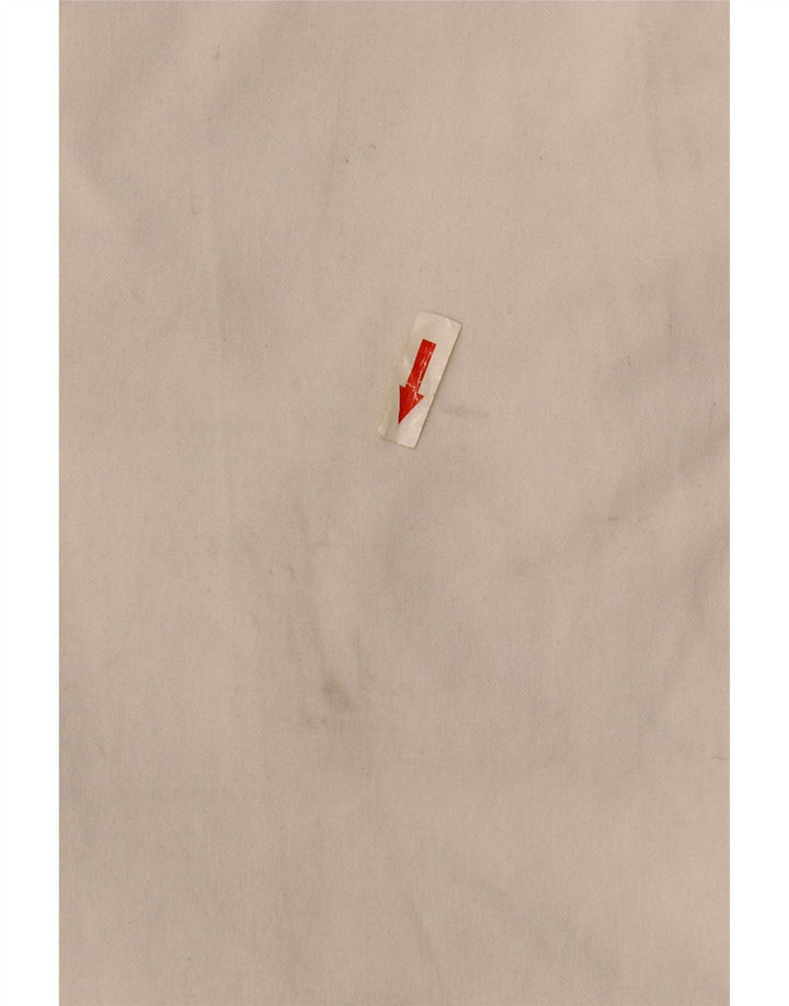 Zara Pantalon Chino Slim Homme EU 44 Large W34 L30 Blanc Polyester