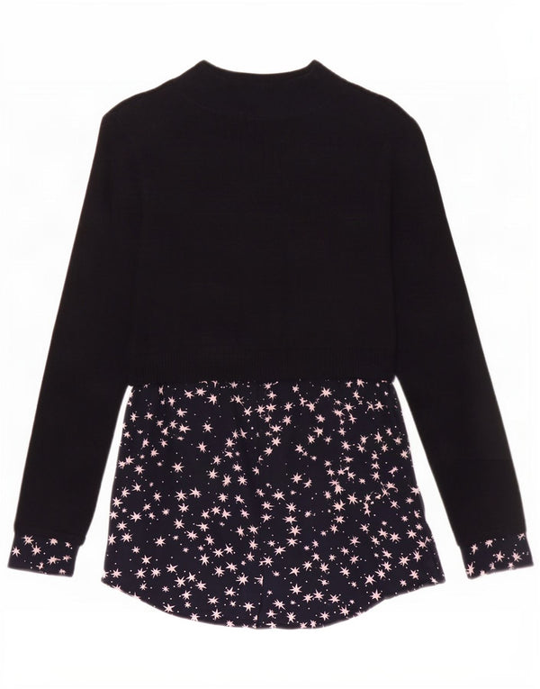 MINT VELVET Robe basique à motif abstrait pour femme UK 10 Petit Bleu marine