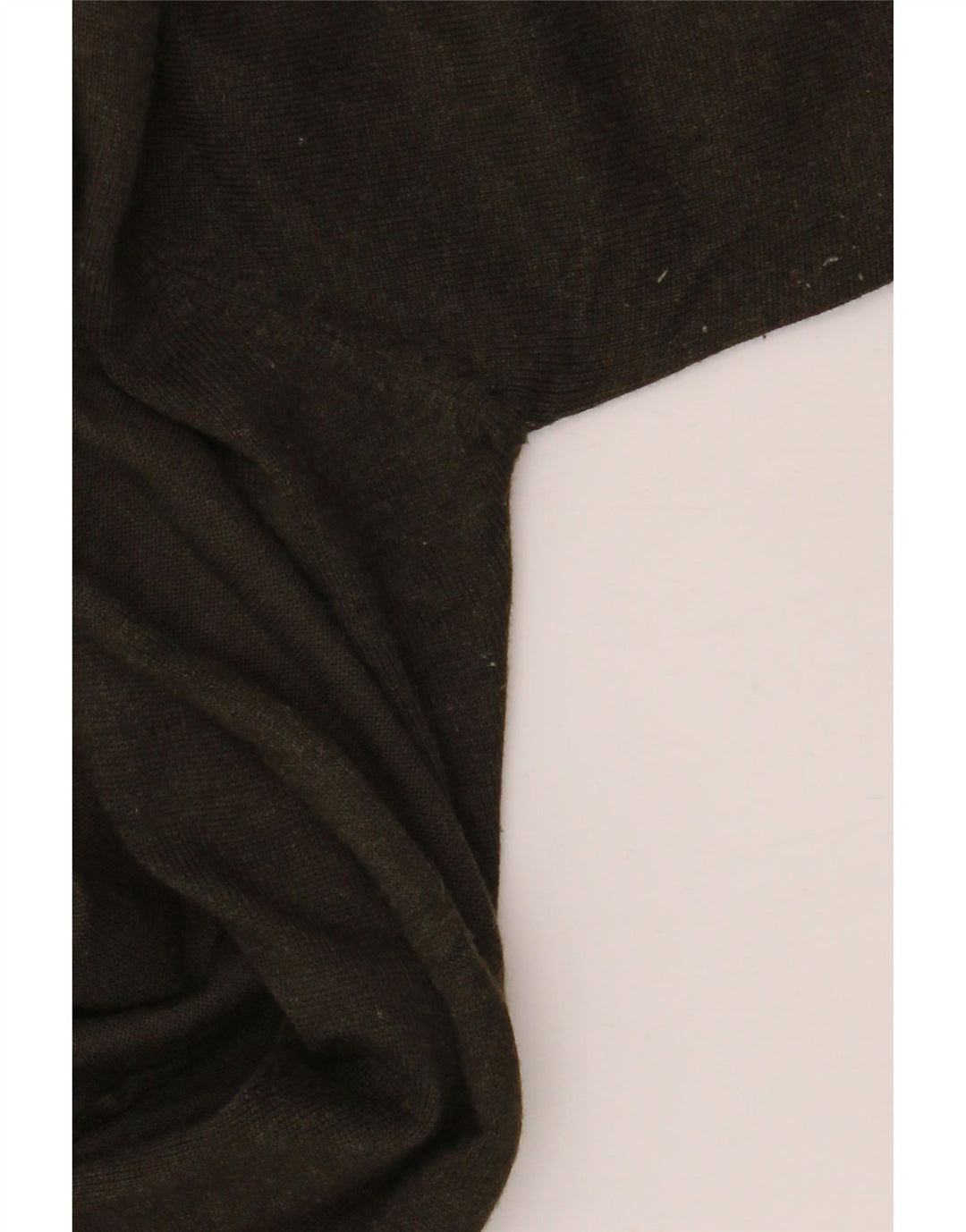 ZARA Femme Cardigan Ouvert Pull UK 10 Petit Kaki Viscose