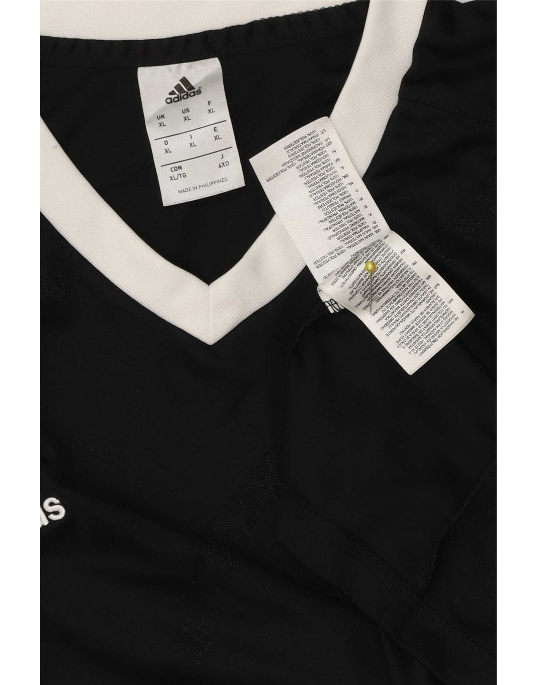 Adidas Climalite T-Shirt Top XL Noir Polyester