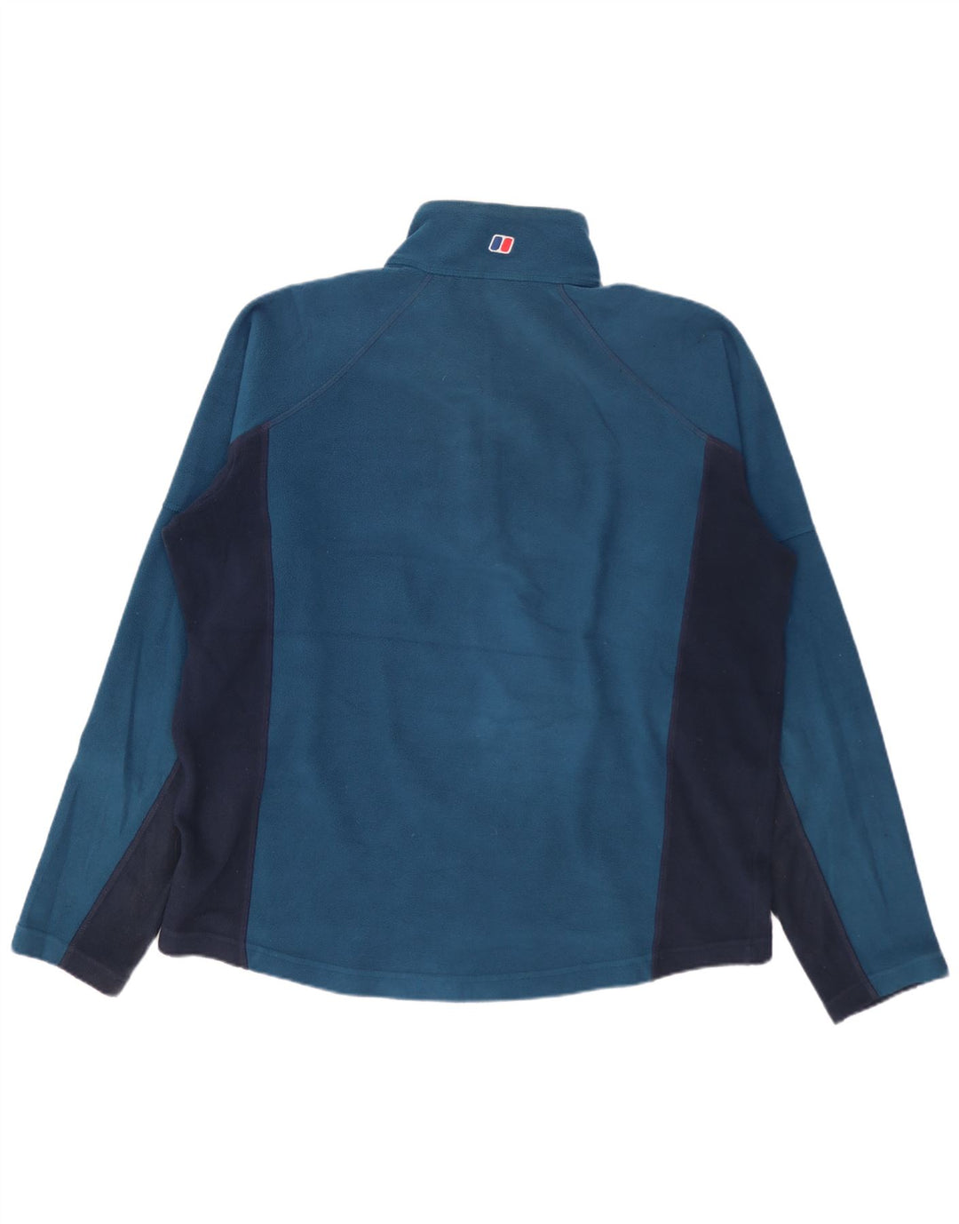 Berghaus Pull Polaire Col Zippé Homme Bleu Moyen Colourblock