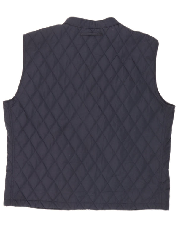 Zara Gilet matelassé pour homme UK 44 2XL Bleu marine Polyester