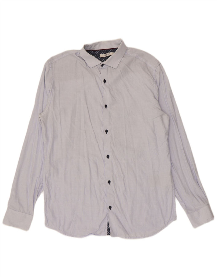 Jack & Jones Chemise Homme Taille 42 Grand Bleu Carreaux Coton
