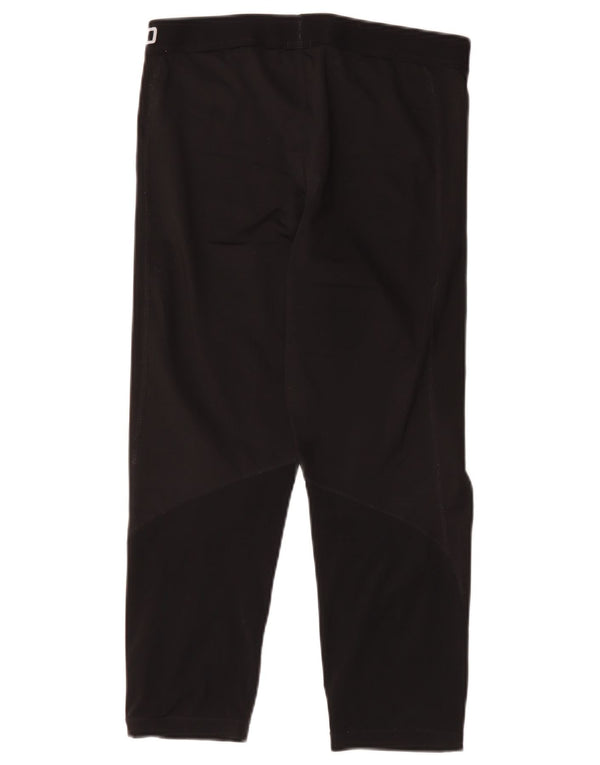 Nike Legging Capri Dri Fit Graphic pour femme UK 14 Large Noir Polyester