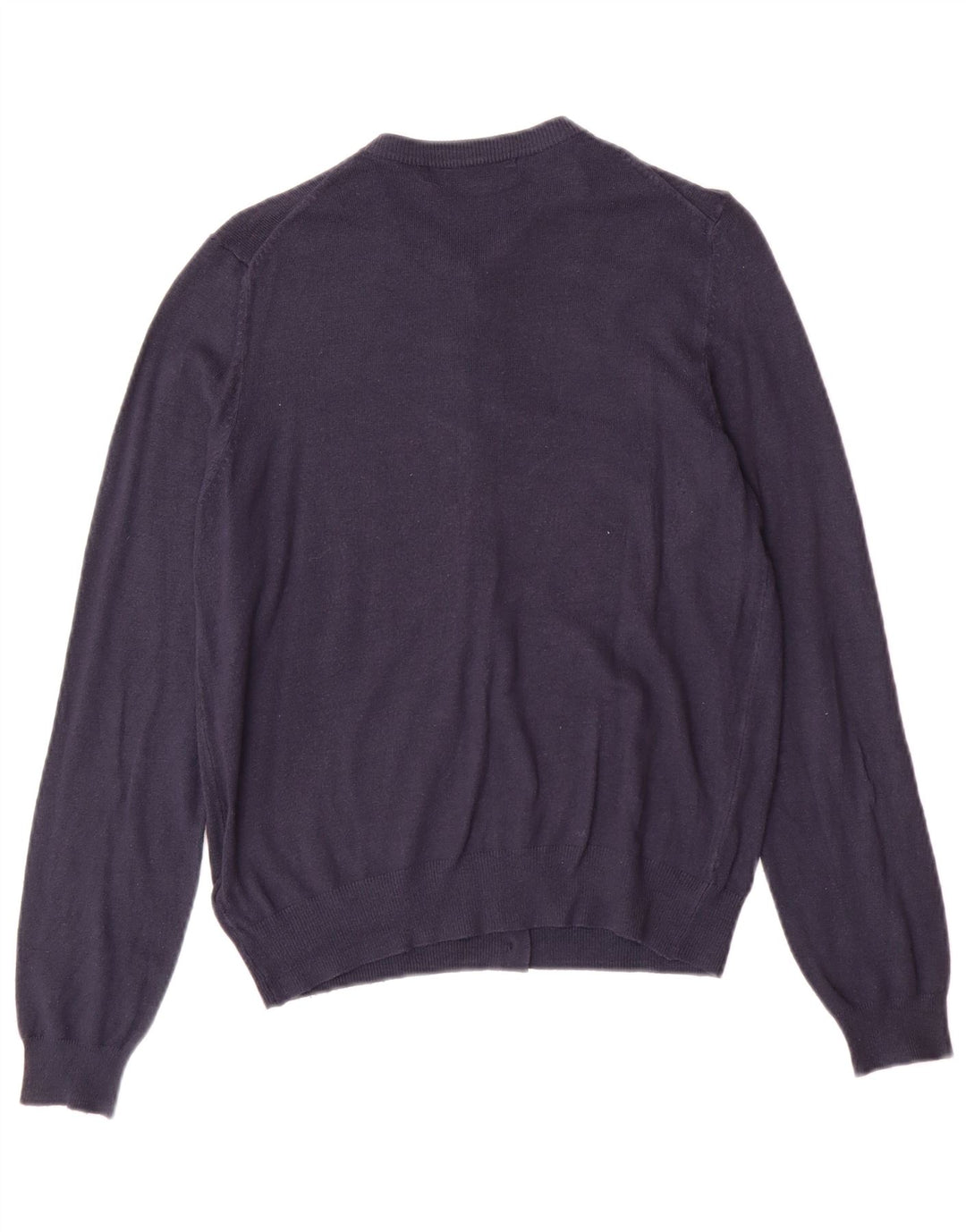Marks & Spencer Pull Cardigan pour Femme UK 14 Moyen Bleu Marine Classique