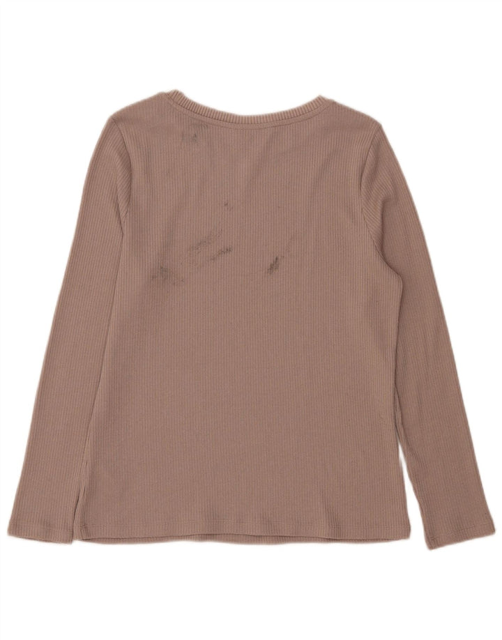 Marks & Spencer Haut à manches longues pour femme UK 44 Beige moyen Polyester