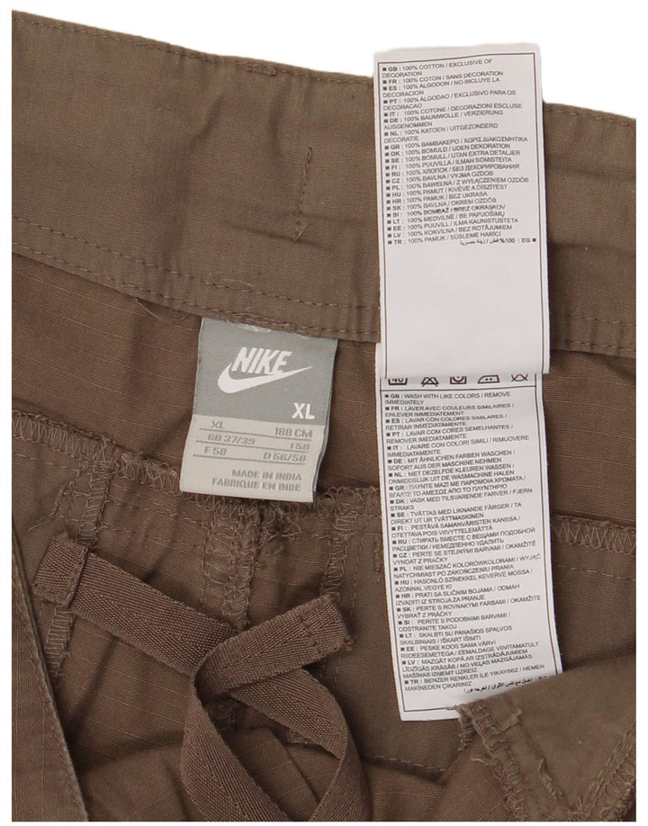 NIKE Short cargo pour homme W38 XL en coton marron