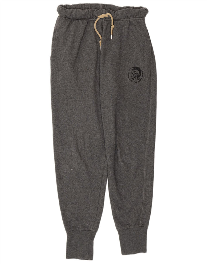 DIESEL Pantalon de survêtement pour femme Joggers UK 12 Gris moyen Coton
