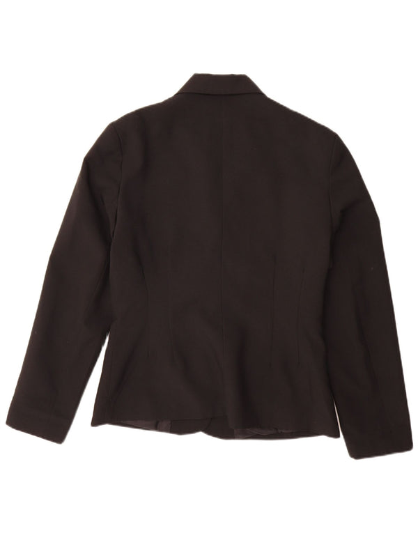 St. Bernard Veste blazer à 4 boutons pour femme UK 12 Noir moyen Polyester