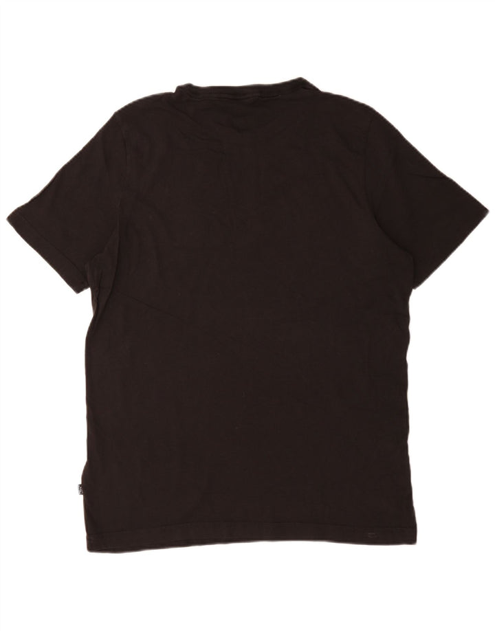 Puma T-Shirt Graphique Homme Noir Moyen Coton