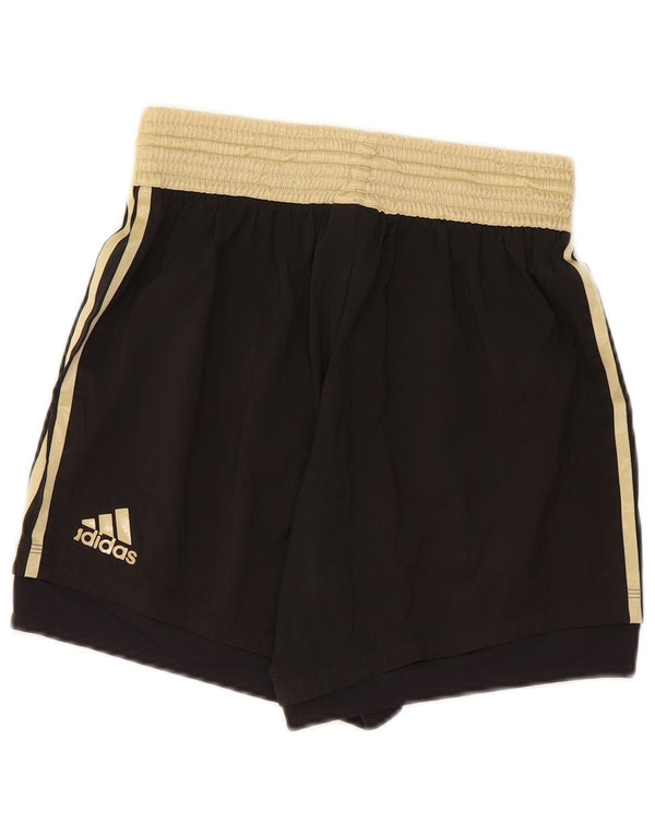 Adidas Short de sport Deutscher Fussball Bund pour homme Noir Taille S