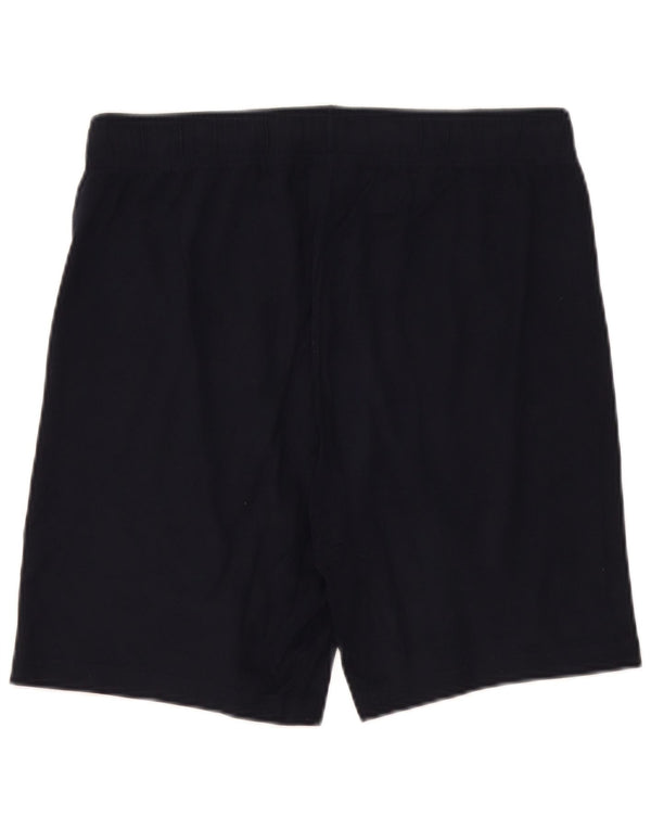 Champion Short de Sport Graphique Homme Bleu Marine Large